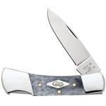 Smooth Gray Bone Lockback 34205 - Engravable