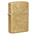 Zippo Tumbled Brass - 49477